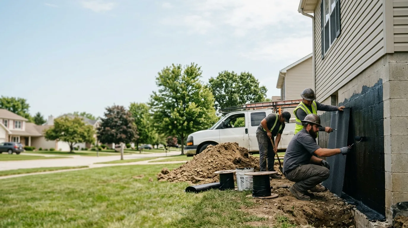 Basement Waterproofing in Drakesville, IA near me